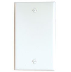 PLACA CIEGA BLANCO