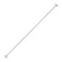 CORTINERO PARA BAÑO EXTENSIBLE METAL 110 A 200 CM BLANCO