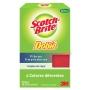 Esponja Recubierta Scotch-Brite, Multipropósito, para superficies delicadas, 12 piezas