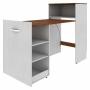 PLAYCON MESA EXTENSIBLE BARCELONA ESCRITORIO COMPACTO MULTIFUNCIONAL COLOR BLANCO TZALAM