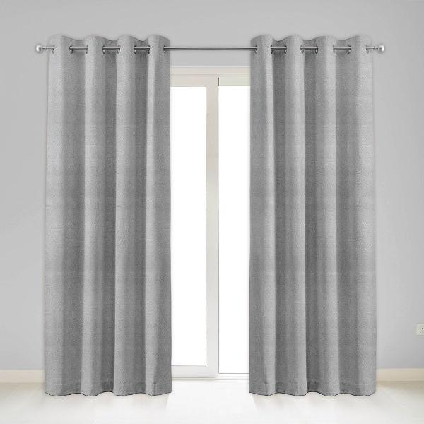 CORTINA BLACK OUT JGM TWO PACK GRIS CLARO 134 X 213 CM