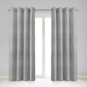 CORTINA BLACK OUT JGM TWO PACK GRIS CLARO 134 X 213 CM