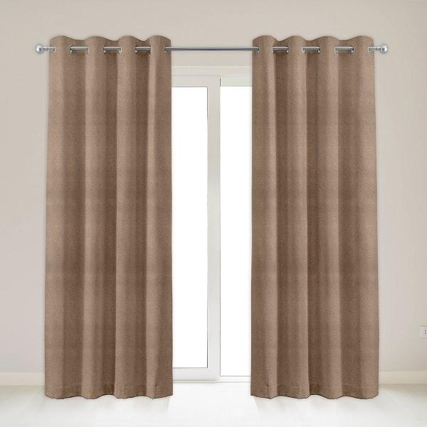 CORTINA BLACK OUT JGM TWO PACK CAFÉ 134 X 213 CM