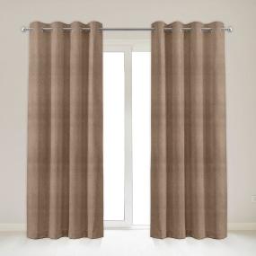 CORTINA BLACK OUT JGM TWO PACK CAFÉ 134 X 213 CM
