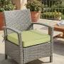 COJÍN DE JARDÍN CUADRADO DE ASIENTO 45 X 50 X 8 CM VERDE