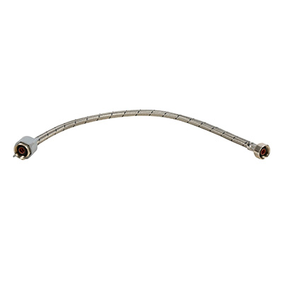 MANGUERA FLEXIBLE PARA AGUA DE ACERO 0.55M 1/2"