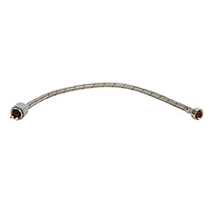 MANGUERA FLEXIBLE PARA AGUA DE ACERO 0.55M 1/2"