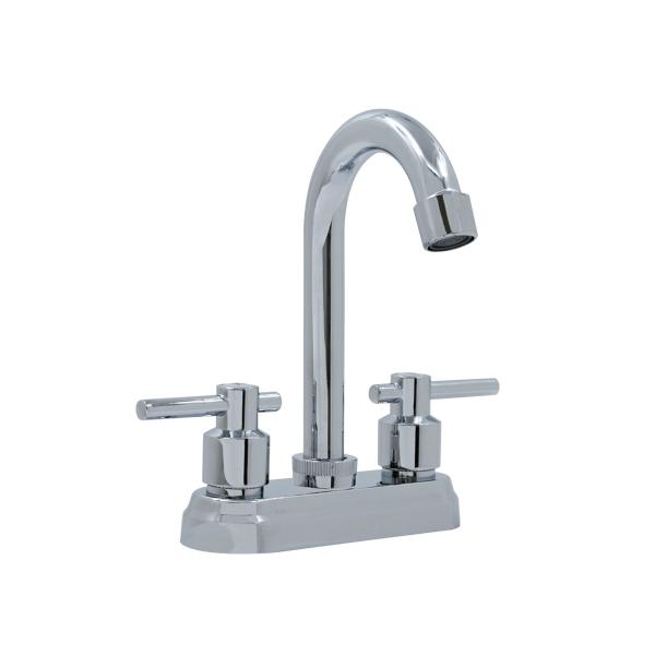 LLAVE PARA LAVABO DUOMANDO CROMADO TIPO BAR LIMPIEZA FÁCIL