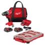 COMBO ROTOMARTILLO M18 BRUSHLESS 1/2" CON ORGANIZADOR PACKOUT DELGADO