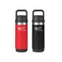COMBO PACKOUT DE 2 BOTELLAS TÉRMICAS S DE 18OZ ROJA Y NEGRA