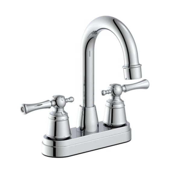 LLAVE PARA LAVABO DUOMANDO CROMO PULIDO 3 ORIFICIOS CONTROL PRECISO DEL AGUA