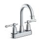 LLAVE PARA LAVABO DUOMANDO CROMO PULIDO 3 ORIFICIOS CONTROL PRECISO DEL AGUA