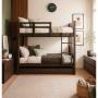 LITERA TRIPLE INDIVIDUAL DE MDF NOGAL SEPARABLE DISEÑO MODERNO 100 KG