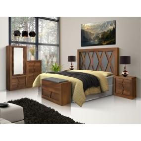 PIE DE CAMA BAÚL DE MELAMINA PAROTA 100 CM