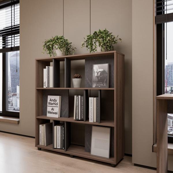 ORGANIZADOR MULTIUSOS MADERKIT 3 NIVELES COLOR MILÁN CON ONIX 26 X 106 X 113 CM