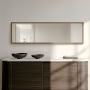 ESPEJO RECTANGULAR M415 MARCO TIPO MADERA 38 X 132 CM