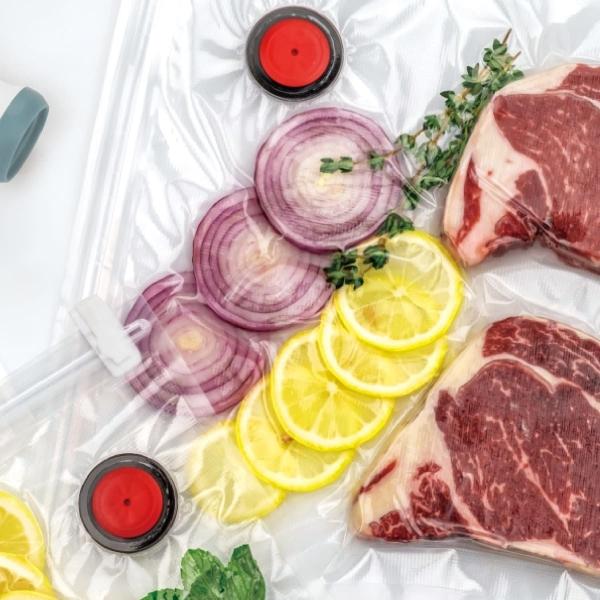 SET BOLSAS DE ALMACENAMIENTO TIPO VACIO USO CONSERVACION 12 PIEZAS DE PLÁSTICO TRANSPARENTE