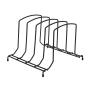 ORGANIZADOR PARA SARTENES DE COCINA 4 NIVELES NEGRO