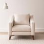 SILLÓN FIJO 1 PERSONA LANSON TAPIZ IMPORTADO CREMA