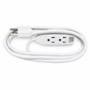 EXTENSIÓN ELÉCTRICA DE USO RUDO 16 AWG 2 METROS BLANCA