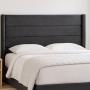 CABECERA QUEEN SIZE LUGO TAPIZADA GRIS CARBÓN CONTEMPORÁNEA PARA RECÁMARA