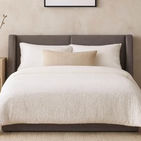 CABECERA INDIVIDUAL MILAN TAPIZADA GRIS OSCURO MINIMALISTA PARA RECÁMARA