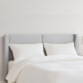 CABECERA KING SIZE MILAN TAPIZADA GRIS OSCURO MINIMALISTA PARA RECÁMARA