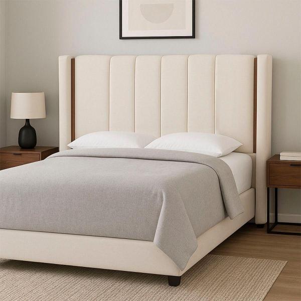 CABECERA QUEEN SIZE DICASA LINZ COLOR BEIGE