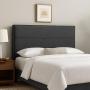 CABECERA KING SIZE IBIZA TAPIZADO GRIS CARBÓN CONTEMPORÁNEA PARA RECÁMARA