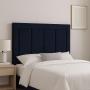 CABECERA MATRIMONIAL DAVOS TAPIZADA AZUL MODERNA PARA RECÁMARA