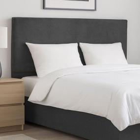 CABECERA INDIVIDUAL MYKO TAPIZADA GRIS MINIMALISTA PARA RECÁMARA