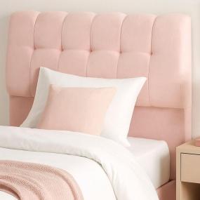 CABECERA QUEEN SIZE DICASA NUBE TAPIZADA ROSA MINIMALISTA PARA RECÁMARA