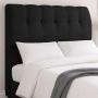 CABECERA KING SIZE NUBE TAPIZADA NEGRA MINIMALISTA ENSAMBLADA PARA RECÁMARA