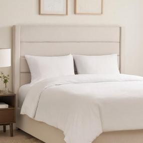 CABECERA KING SIZE LUGO TAPIZADA BEIGE CONTEMPORÁNEA PARA RECÁMARA