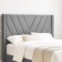 CABECERA MATRIMONIAL AURORA TAPIZADO GRIS GEOMÉTRICA MODERNA PARA RECÁMARA