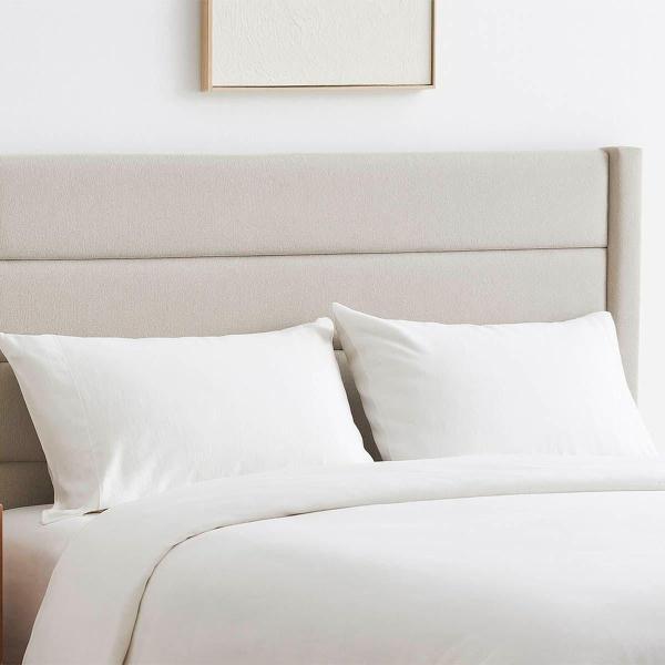 CABECERA KING SIZE LUGO TAPIZADA BEIGE MODERNA PARA RECÁMARA