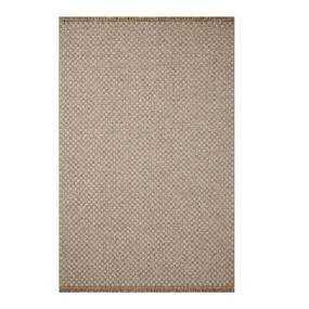 TAPETE ESTAMPADO NATURAL POLIPROPILENO TIPO SISAL 155 X 230 CM RESISTENTE AL ALTO TRÁFICO