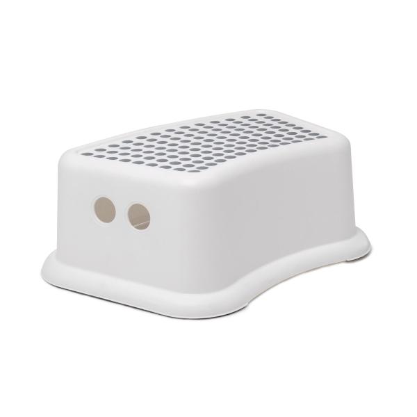 TABURETE PARA BAÑO 36 X 13 X 24 CM BLANCO MATE