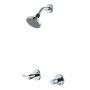 KIT DE REGADERA BIMANDO CROMADO ABS Y ACERO INOXIDABLE DURABLE
