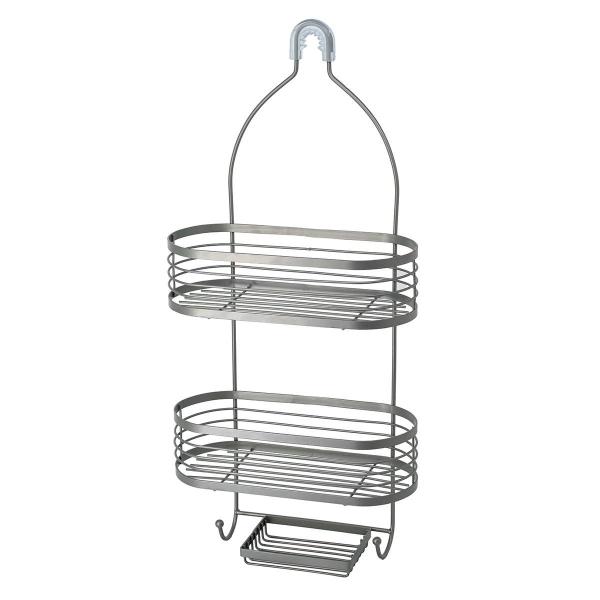 ORGANIZADOR PARA BAÑO COLGANTE DE METAL 3 NIVELES EXTRA AMPLIO