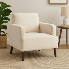 SILLÓN FIJO 1 PERSONA SAX TELA CREMA