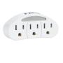 VOLTIS ELECTRIC MULTICONTACTO DE PARED CON 3 CONTACTOS Y LUZ INDICADORA