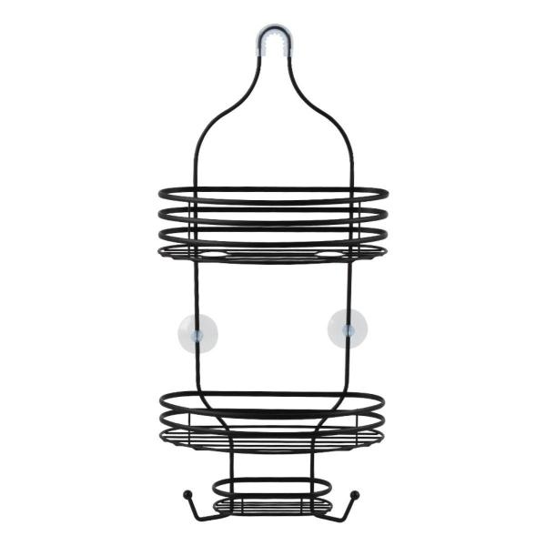ORGANIZADOR PARA REGADERA DE 3 NIVELES NEGRO