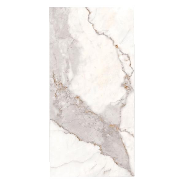 PISO CERÁMICO SUBLIME 59.5 X 119.5 CM BLANCO TIPO MÁRMOL CAJA CON 1.42 M2