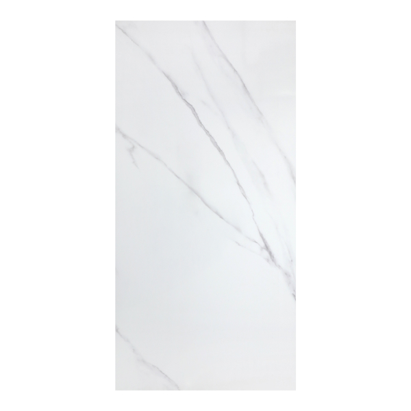 PISO CERÁMICO CARRARA LUXE 59.5 X 119.5 CM BLANCO TIPO MÁRMOL CAJA CON 1.42 M2