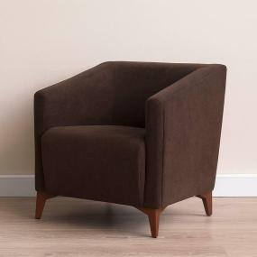 SILLÓN FIJO 1 PERSONA COOPER II TELA CAFÉ