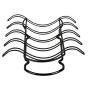 ORGANIZADOR DE TAZAS PARA COCINA COLGANTE METAL 10 TAZAS