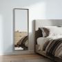 ESPEJO PARA PUERTA O VESTIDOR MARCO TIPO MADERA 46.8 X 132.6 CM
