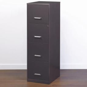 ARCHIVERO METALICO 4 CAJONES CARTA, COLOR CHARCOAL