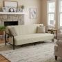 SOFÁ CAMA MULTIFUNCIÓN CLICKO RECLINABLE TELA 200 X 63-108 X 51-82.5 CM BEIGE SIN COJINES